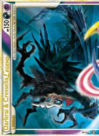 Darkrai & Cresselia LEGEND #99 Triumphant PSA 10