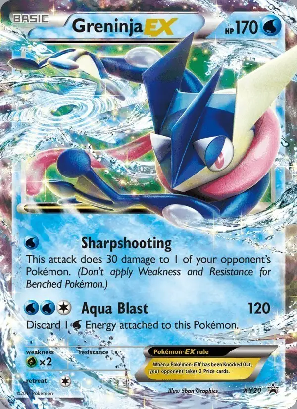 Greninja EX #XY20 XY Black Star Promos PSA 10