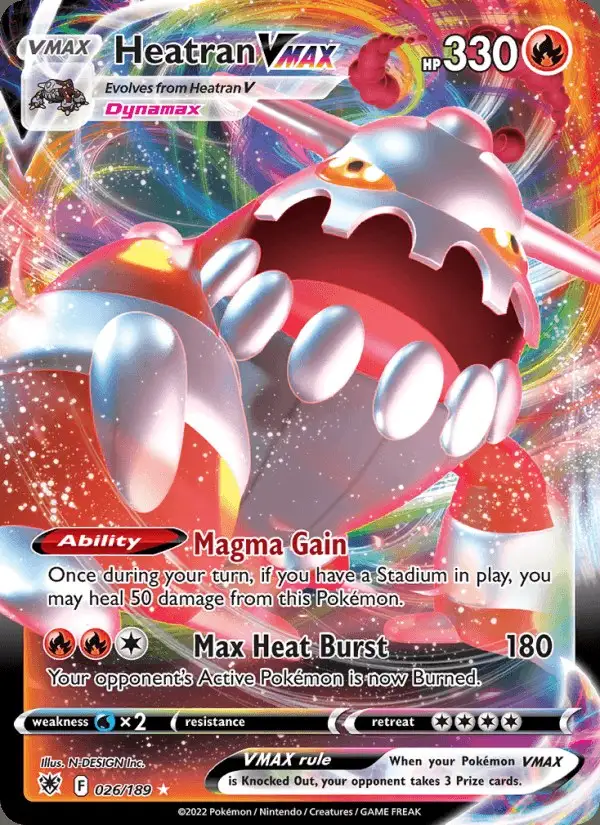 Heatran VMAX #026 Astral Radiance PSA 10