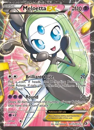 Meloetta-EX #RC25 Legendary Treasures PSA 10