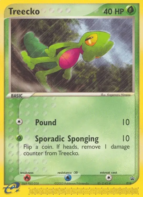 Treecko #16 Nintendo Black Star Promos PSA 10