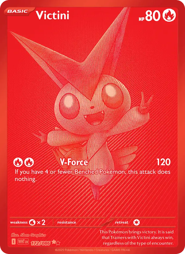 Victini #172 White Flare PSA 10