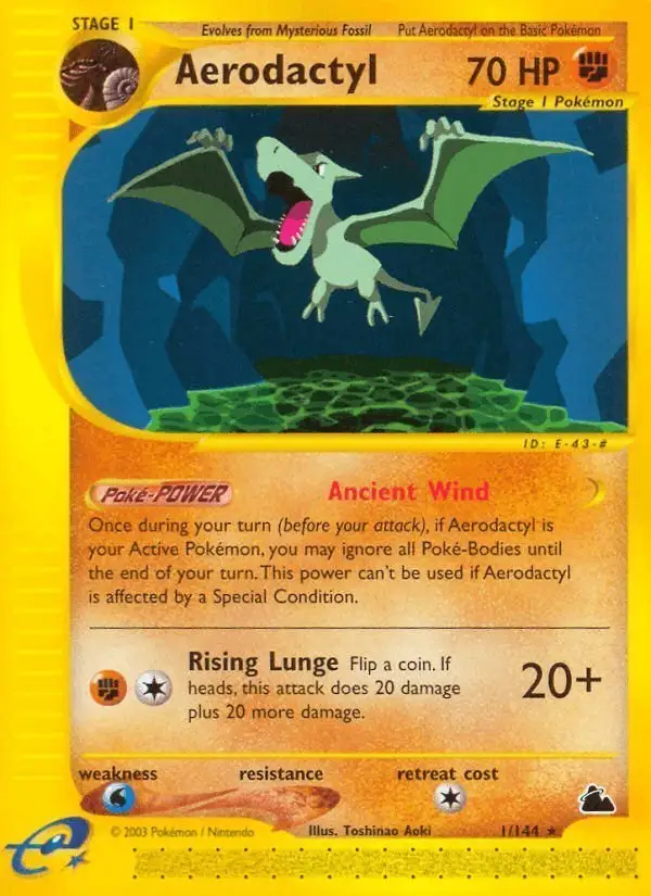 Aerodactyl #1 Skyridge PSA 10
