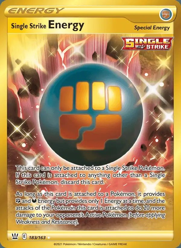 Single Strike Energy #183 Battle Styles PSA 10