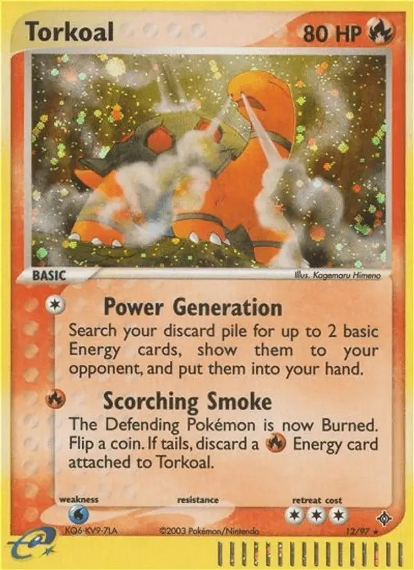 Torkoal #12 Dragon PSA 10