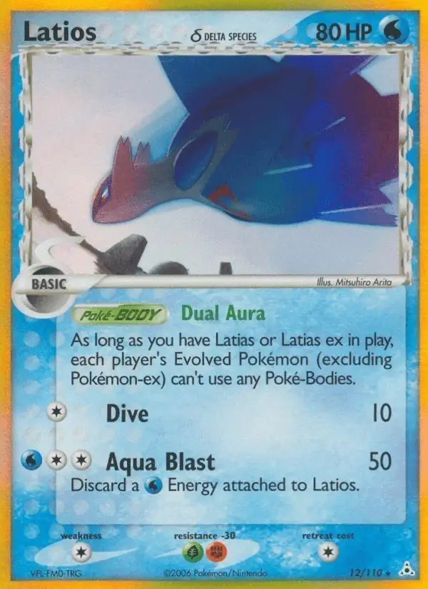 Latios δ #12 Holon Phantoms PSA 10