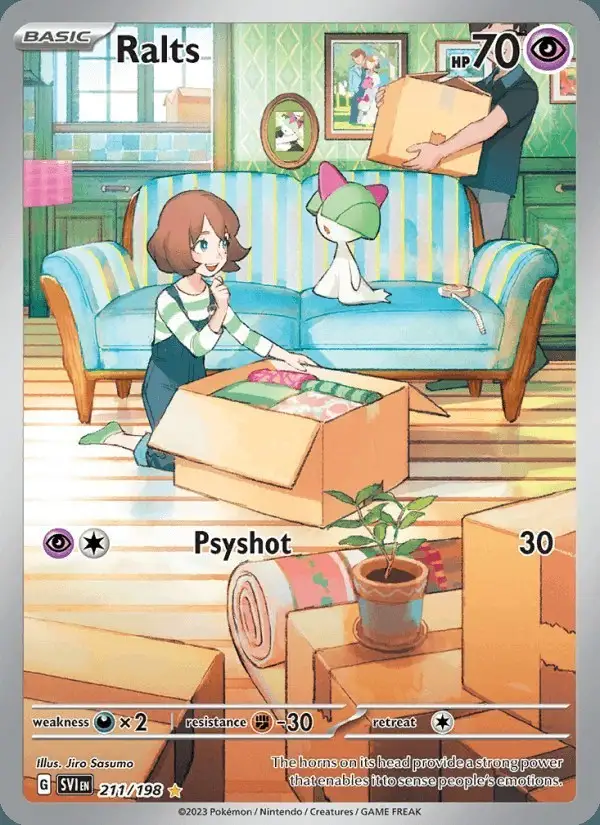 Ralts #211 Scarlet & Violet PSA 10