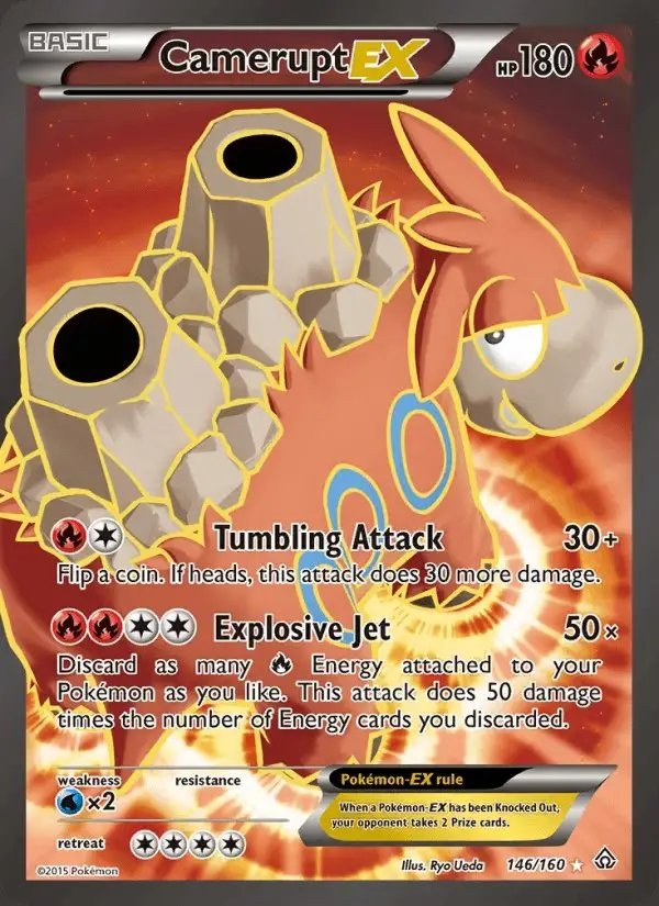 Camerupt EX #146 Primal Clash PSA 10