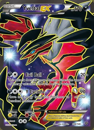 Yveltal EX #144 XY PSA 10