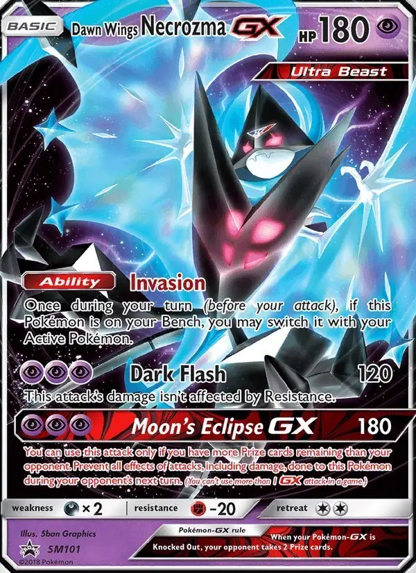 Dawn Wings Necrozma GX #SM101 SM Black Star Promos PSA 10
