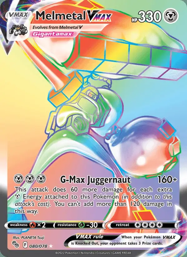 Melmetal VMAX #080 Pokémon GO PSA 10