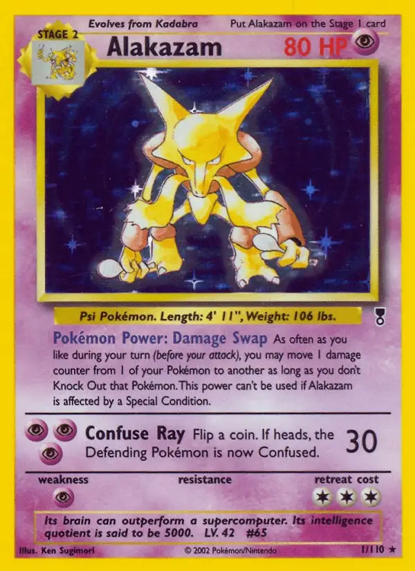 Alakazam #1 Legendary Collection PSA 10
