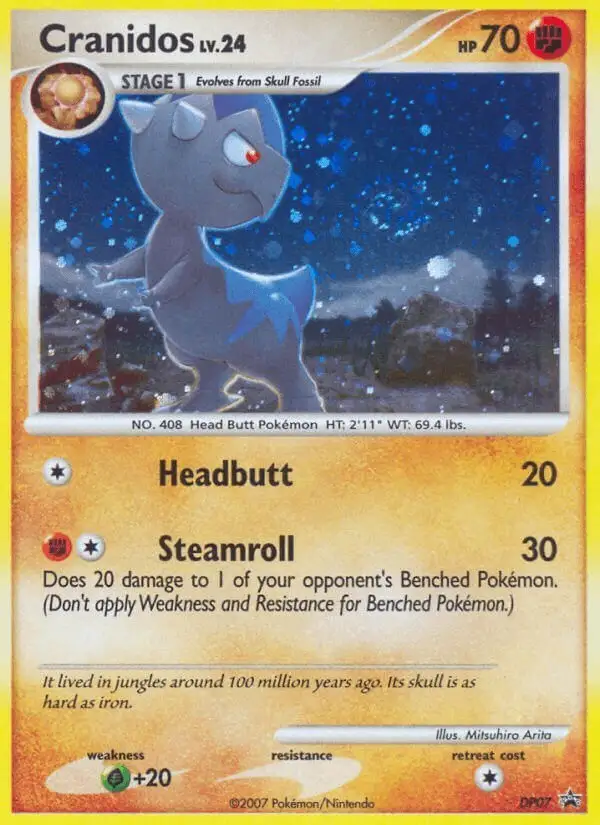 Cranidos #DP07 DP Black Star Promos PSA 10