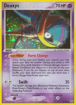 Deoxys #2 Emerald PSA 10