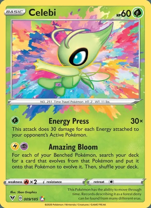 Celebi #9 Vivid Voltage PSA 10