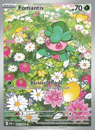 Fomantis #085 Pitch Black PSA 10