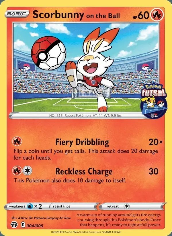 Scorbunny on the Ball #4 Futsal 2020 PSA 10
