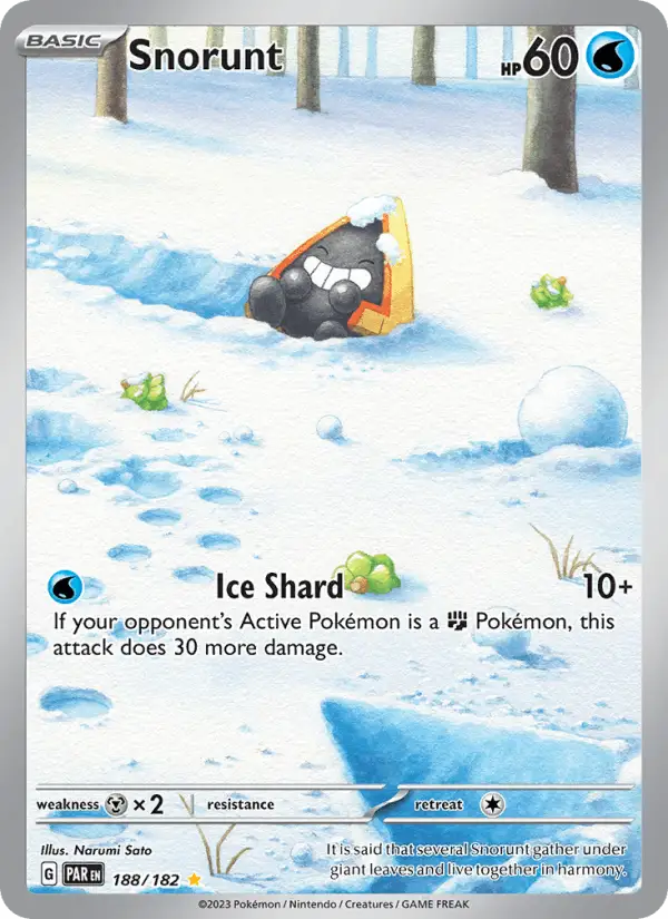 Snorunt #188 Paradox Rift PSA 10