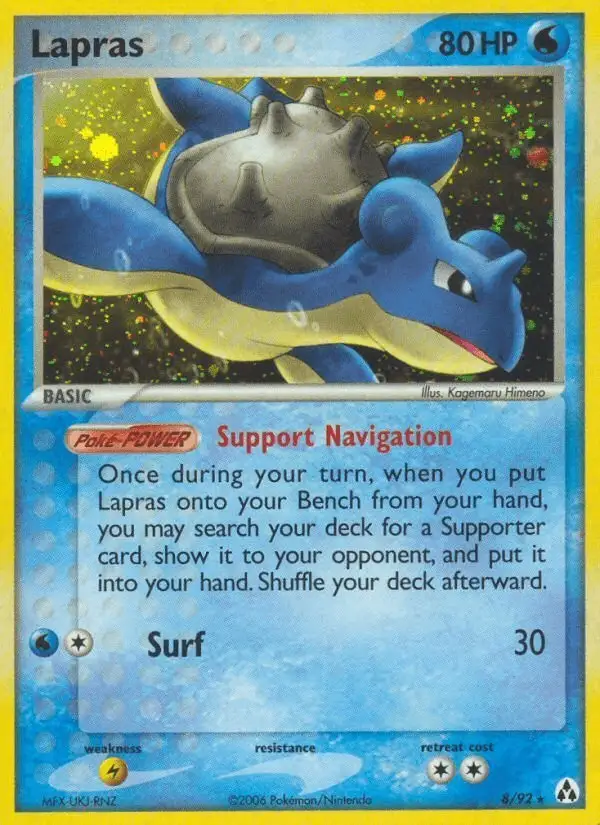 Lapras #8 Legend Maker PSA 10