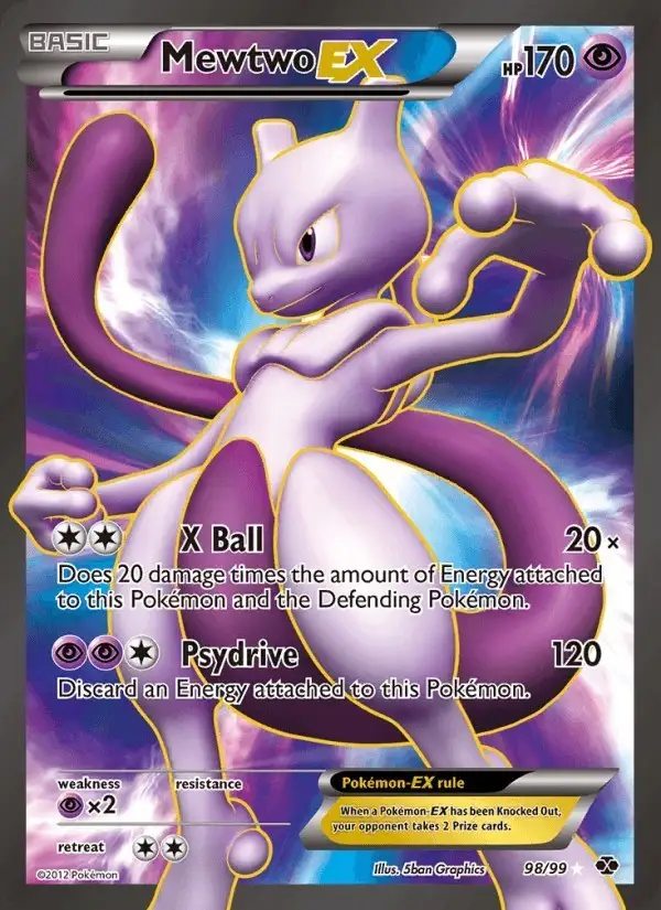 Mewtwo-EX #98 Next Destinies PSA 10