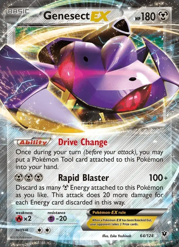 Genesect EX #64 Fates Collide PSA 10