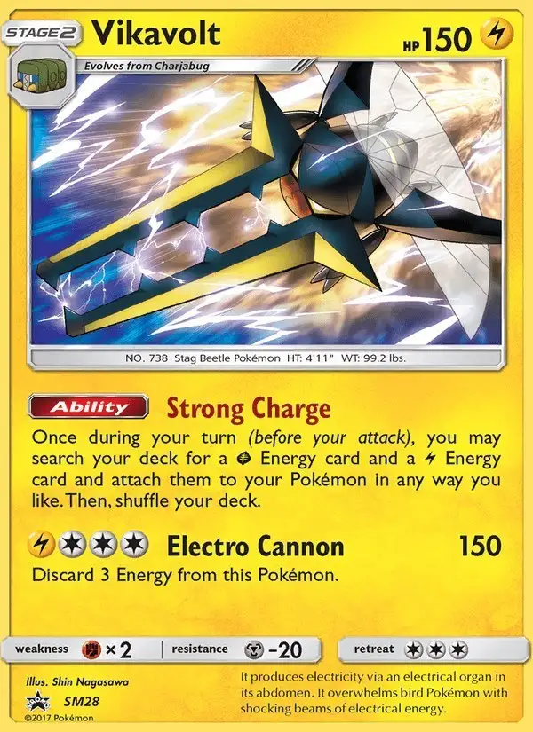 Vikavolt #SM28 SM Black Star Promos PSA 10