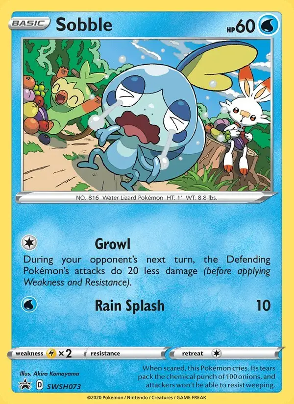 Sobble #SWSH073 SWSH Black Star Promos PSA 10