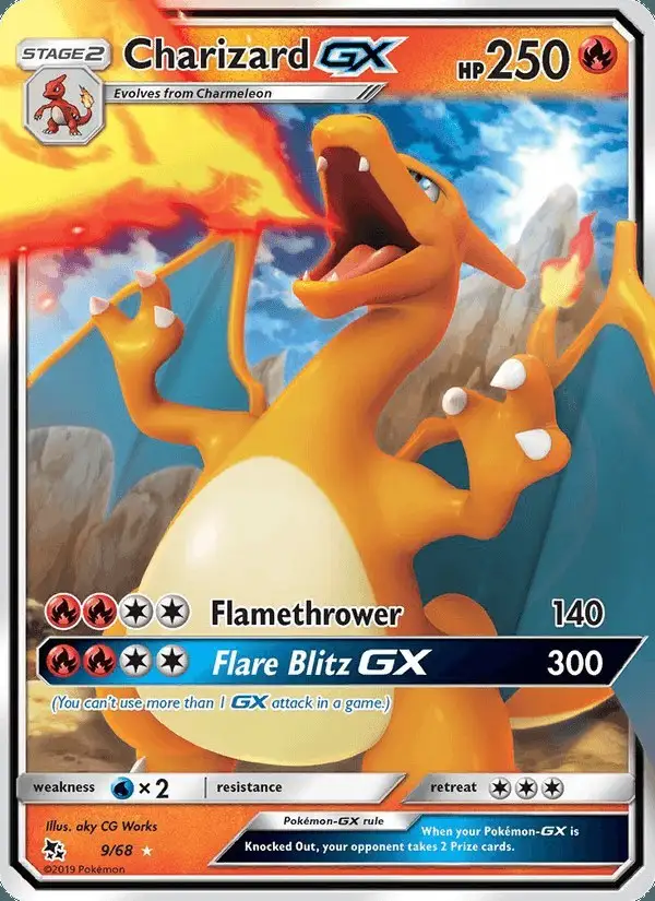 Charizard GX #9 Hidden Fates PSA 10