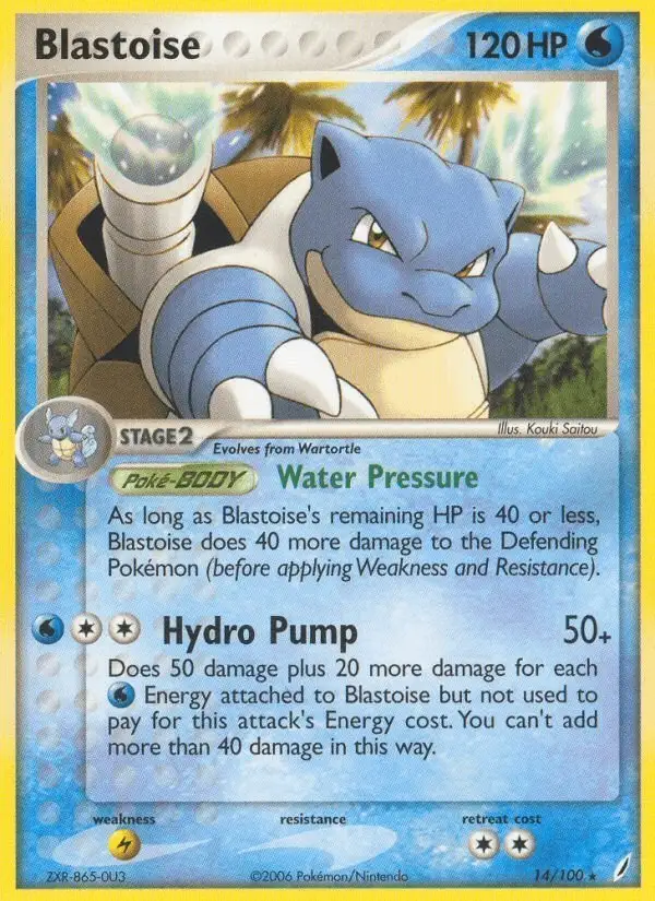 Blastoise #14 Crystal Guardians PSA 10