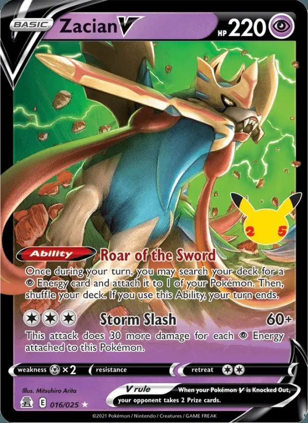 Zacian V #16 Celebrations PSA 10