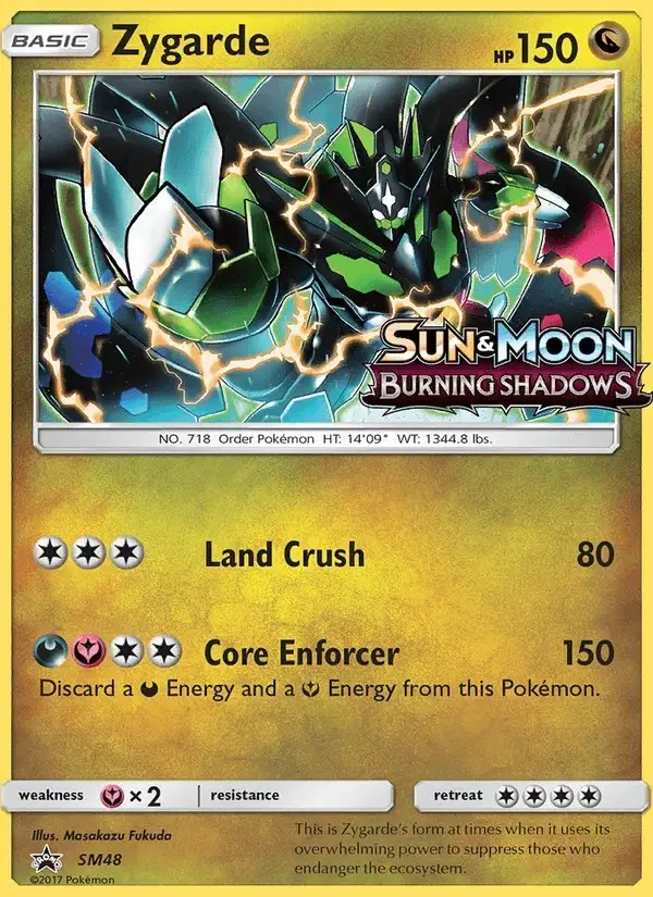 Zygarde #SM48 SM Black Star Promos PSA 10