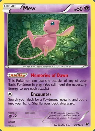 Mew #29 Fates Collide PSA 10