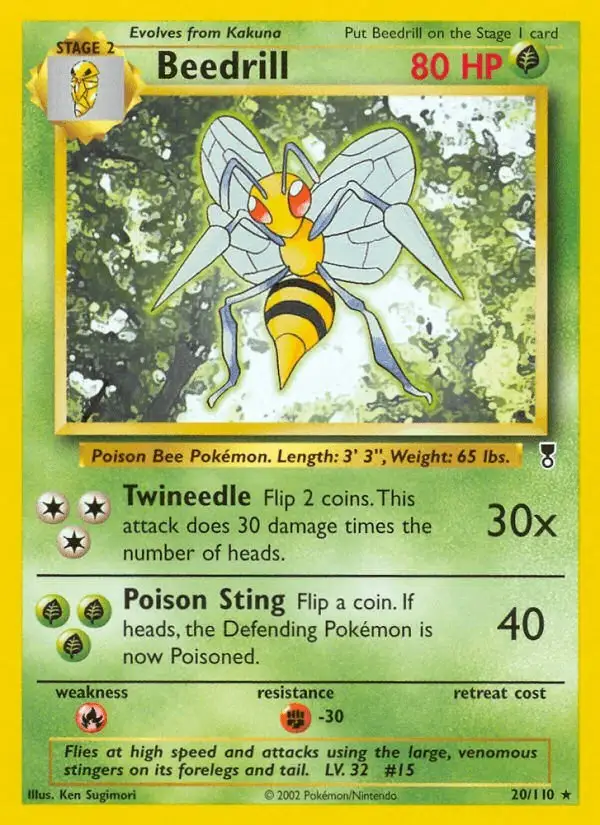 Beedrill #20 Legendary Collection PSA 10