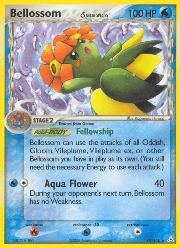 Bellossom δ #19 Holon Phantoms PSA 10