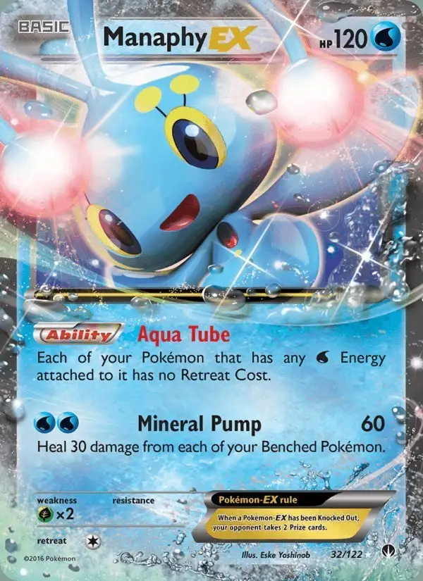 Manaphy EX #32 BREAKpoint PSA 10