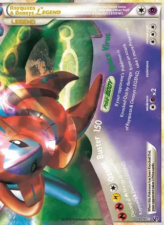 Rayquaza & Deoxys LEGEND #90 Undaunted PSA 10