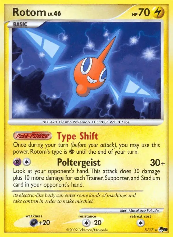Rotom #5 POP Series 9 PSA 10