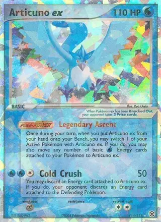 Articuno ex #114 FireRed & LeafGreen PSA 10