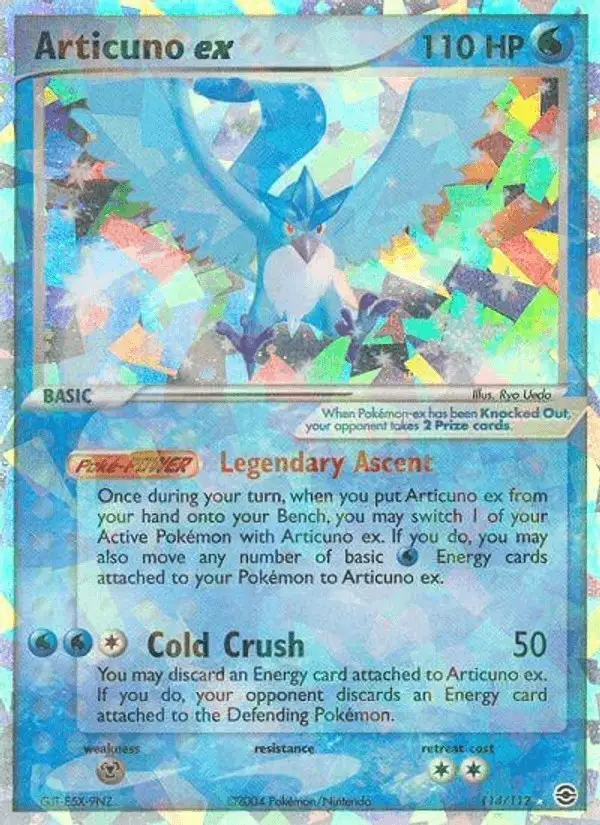 Articuno ex #114 FireRed & LeafGreen PSA 10