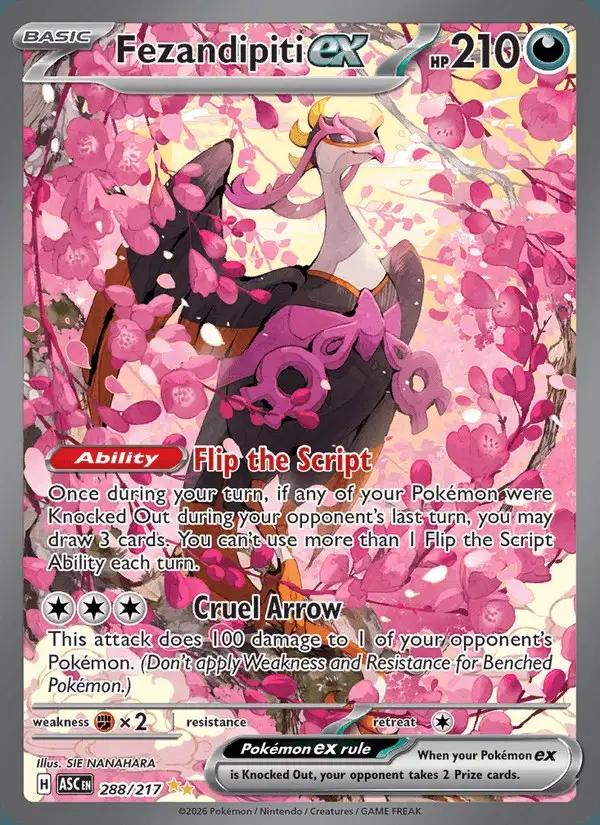 Fezandipiti ex #288 Ascended Heroes PSA 10