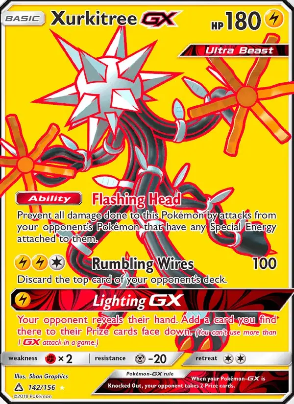 Xurkitree GX #142 Ultra Prism PSA 10