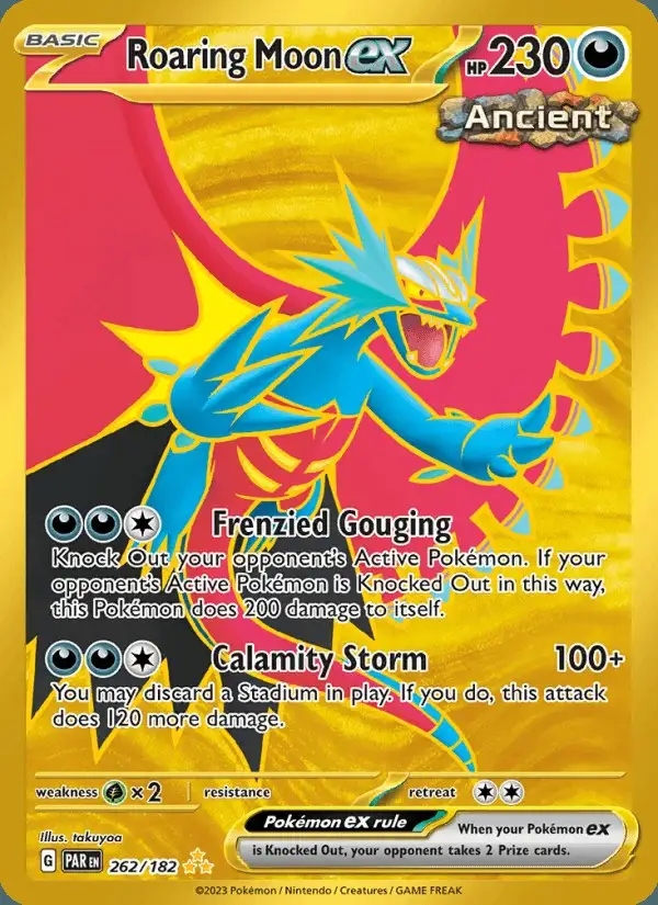 Roaring Moon ex #262 Paradox Rift PSA 10