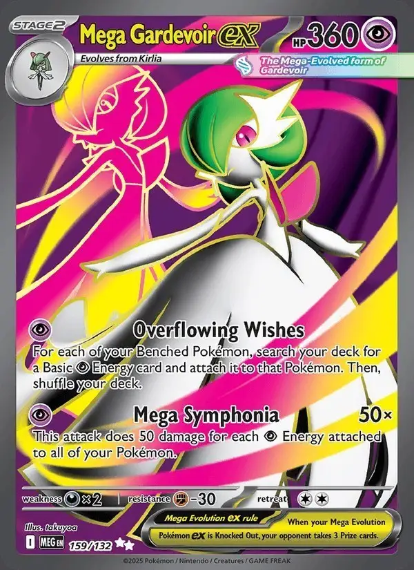 Mega Gardevoir ex #159 Mega Evolution PSA 10