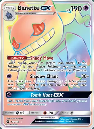 Banette GX #174 Celestial Storm PSA 10