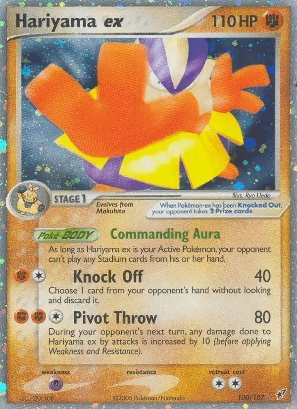 Hariyama ex #100 Deoxys PSA 10