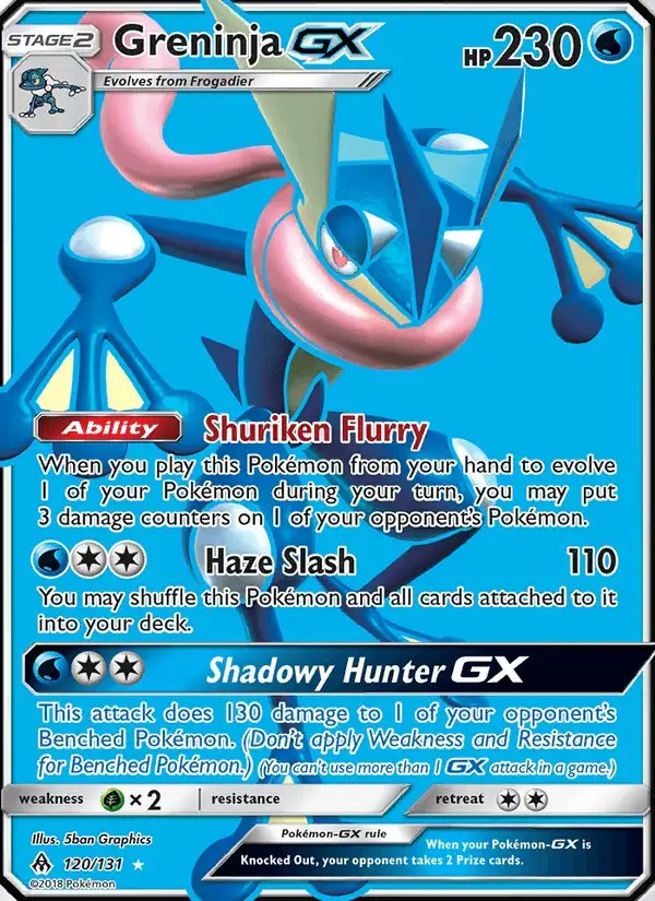 Greninja GX #120 Forbidden Light PSA 10