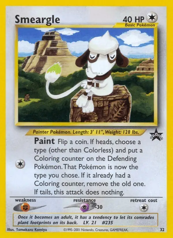 Smeargle #32 Wizards Black Star Promos PSA 10