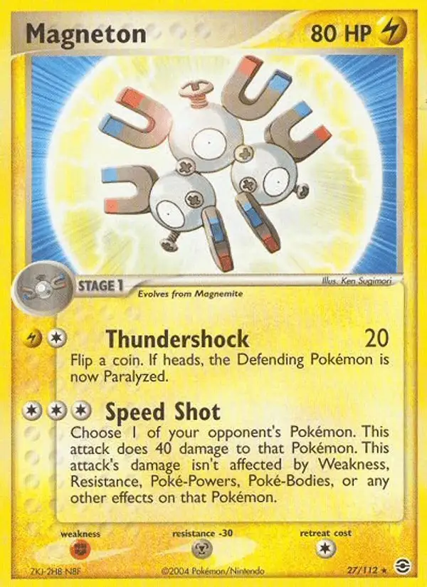 Magneton #27 FireRed & LeafGreen PSA 10