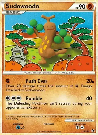 Sudowoodo #9 Unleashed PSA 10