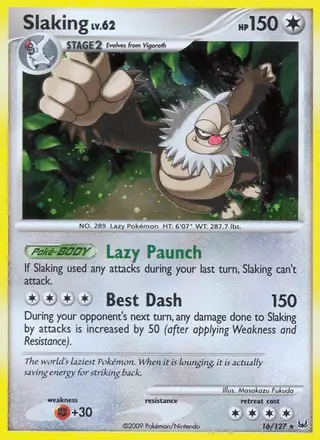Slaking #16 Platinum PSA 10